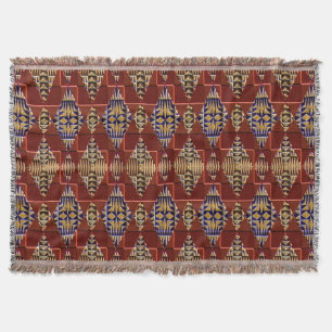 Moderne Native American 16 Throw Blanket Deken