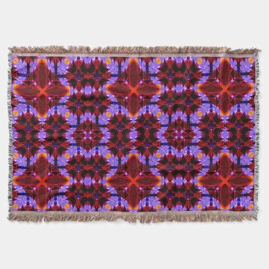 Moderne Native American 1 Throw Blanket Deken (Voorkant)