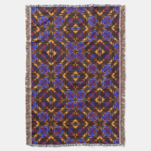 Moderne Native American 24 Throw Blanket Deken (Voorkant Verticaal)
