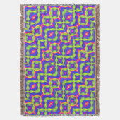 Moderne Native American 25 Throw Blanket Deken (Voorkant Verticaal)