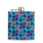Moderne Native American 26 Wrapped Flask Heupfles (Voorkant)