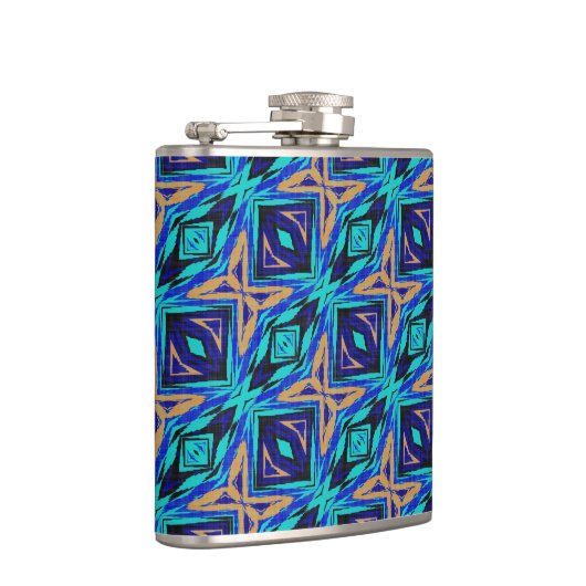 Moderne Native American 26 Wrapped Flask Heupfles (Rechts)