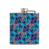 Moderne Native American 26 Wrapped Flask Heupfles (Achterkant)