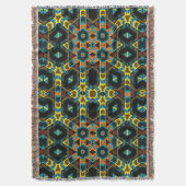 Moderne Native American 2 Throw Blanket Deken (Voorkant Verticaal)