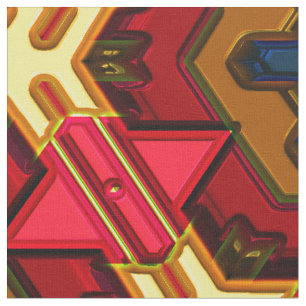 Moderne Native American 4 Custom Fabric Stof