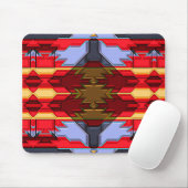 Moderne Native American 5 Muismatten (Met muis)