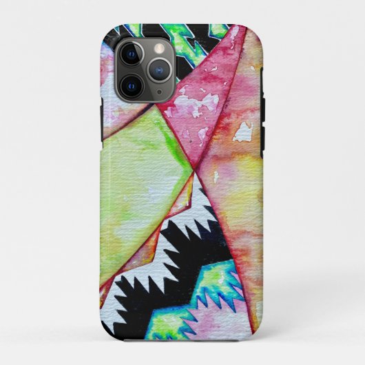 Moderne Native American Basket Design waterverf Case-Mate iPhone Case (Achterkant)