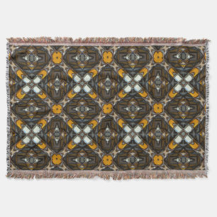 Moderne Native American Blanket met 3-Throw Deken
