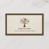 Moderne Natuur - Levensboom Visitekaartje (Achterkant)