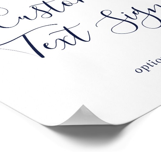 Moderne Nautical Kaarten & cadeautjes Aangepaste t Poster (Hoek)