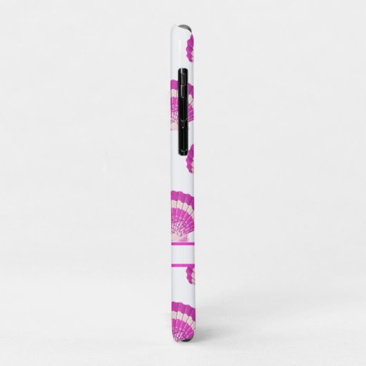 Moderne Nautical Seashell Roze Shell Beach Case-Mate iPhone Case (Achterkant/links)