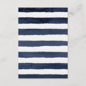 Moderne Nautical Starfish Wedding Well Kaart (Achterkant)