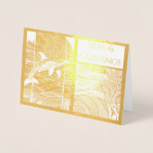 Moderne nautische Zeeen & Groeten, Orka walvis Folie Kaarten (Voorkant)