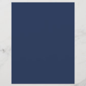 Moderne Navy Blue QR Code Professionele Consultant Flyer (Achterkant)