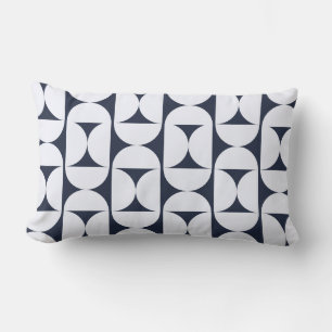 Moderne Navy Geometrische Lendekussen Kussen