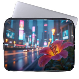 Moderne Neon Bloom 13' Laptop Sleeve
