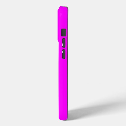 Moderne Neon Roze Magenta iPhone / iPad case (Achterkant / Links)