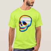 Moderne neonschedel t-shirt (Voorkant)
