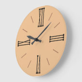 Moderne neutrale blos met Romeinse cijfers Grote Klok (Hoek)
