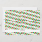 Moderne Neutrale Dinosaurus Silhouet Verjaardag Ui Kaart (Achterkant)