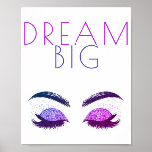 Moderne, niet te inspireren motivatie prijsopgave  poster