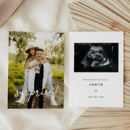 Moderne Nieuwe Tante/Grootouders/Nana Zwangerschap Aankondiging