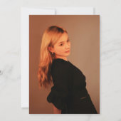 Moderne Nieuwsbrief Foto Afstuderen Kaart (Achterkant)