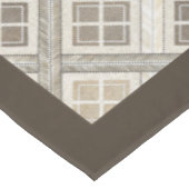 Moderne nité de la nappe Rustique Motifs géométriq (Angle)