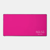 MODERNE Nom MINIMAL design solide chaud fuschia ro (Recto)