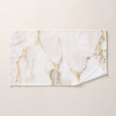 Moderne nom or aspect marbre motif (Serviette à main)