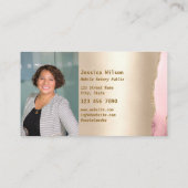 Moderne Notaris Public Loan Signing Agent Flyer Visitekaartje (Achterkant)