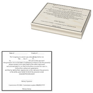 Moderne notaris publieke erkenning zegel 	rubberstempel
