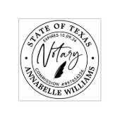 Moderne notaris 	rubberstempel (Afrduk)