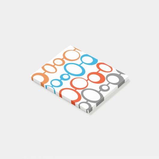 Moderne nota's uit de middeleeuwen post-it® notes (Schuin)