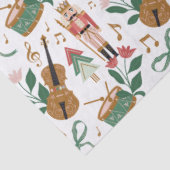 Moderne Notenkraker Christmas Bow Ribbon Muziek Tissuepapier (Detail)