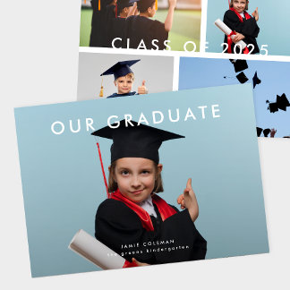 Moderne NOTRE GRADUIT 5 Faire-part photo