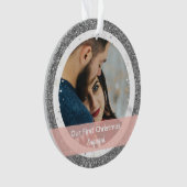 Moderne Notre premier Noël Engagé 2 Photos (devant)