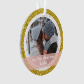 Moderne Notre Premier Noël Ensemble 2 Photos (devant)