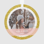 Moderne Notre Premier Noël Ensemble 2 Photos (dos)