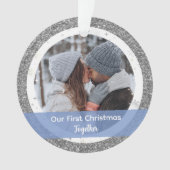 Moderne Notre Premier Noël Ensemble 2 Photos (devant)