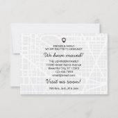 Moderne Nous avons déménagé Carte Nouvelle adresse (Dos)