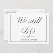 Moderne Nous Faisons Toujours Invitation Mariage A (Devant / Derrière)