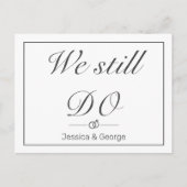 Moderne Nous Faisons Toujours Invitation Mariage A (Devant)