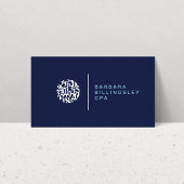 Moderne Nummers Logo II Accountant Visitekaartje
