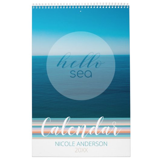 Moderne Oceaan Quote Kalender (Hoes)