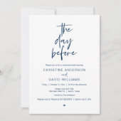 Moderne Oefen Lunch, De dag ervoor Kaart (Voorkant)