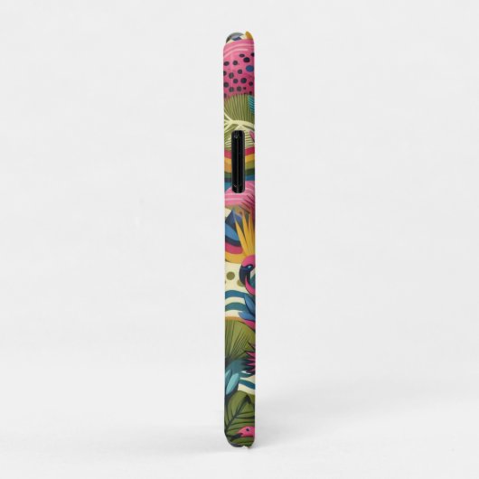 Moderne oerwoud kunst Case-Mate iPhone case (Achterkant/rechts)