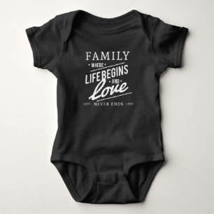 Moderne offerte voor familie en liefde romper