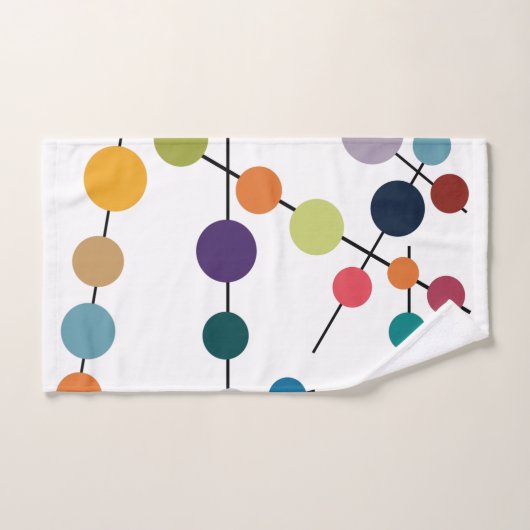 Moderne olijven uit de middeleeuwen bad handdoek (Handdoek)