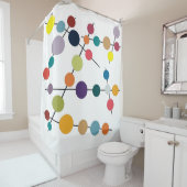 Moderne olijven uit de middeleeuwen douchegordijn (In situ)